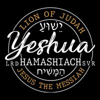 Yeshua Hamashiach Jesus The Messiah Hebrew Lion Of Judah Funny Gift Bucket Hat