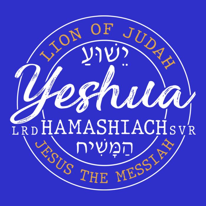 Yeshua Hamashiach Jesus The Messiah Hebrew Lion Of Judah Funny Gift T-Shirt