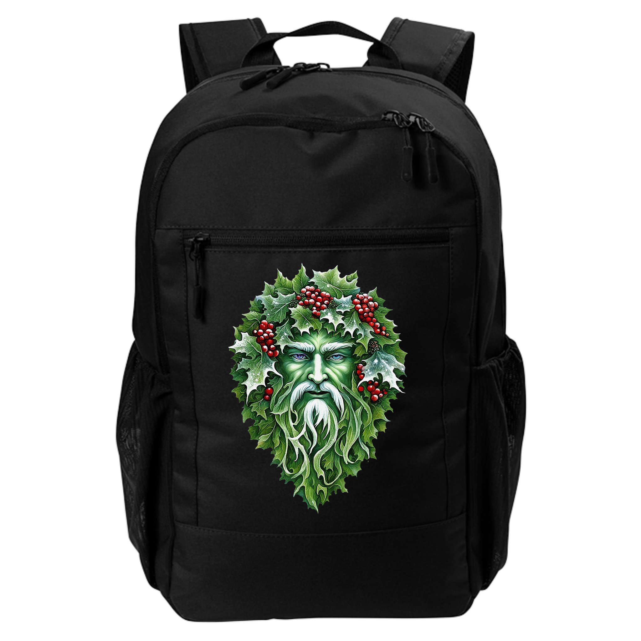 Yule Holly King Green Backpack