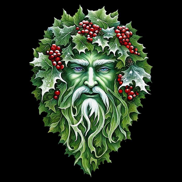 Yule Holly King Green Backpack