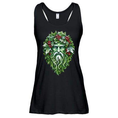 Yule Holly King Green Ladies Essential Flowy Tank