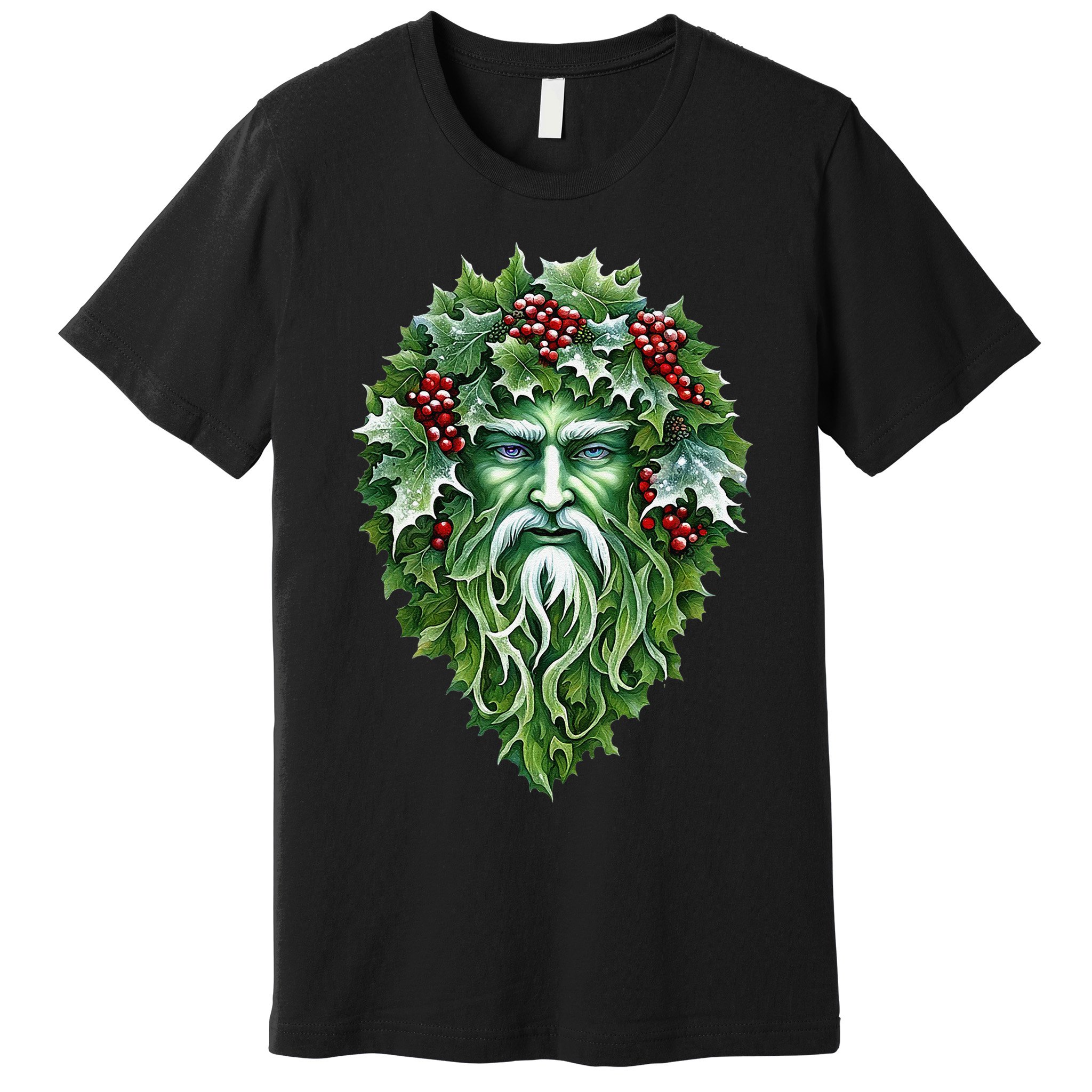 Yule Holly King Green Premium T-Shirt