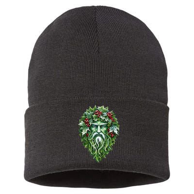 Yule Holly King Green Sustainable Knit Beanie