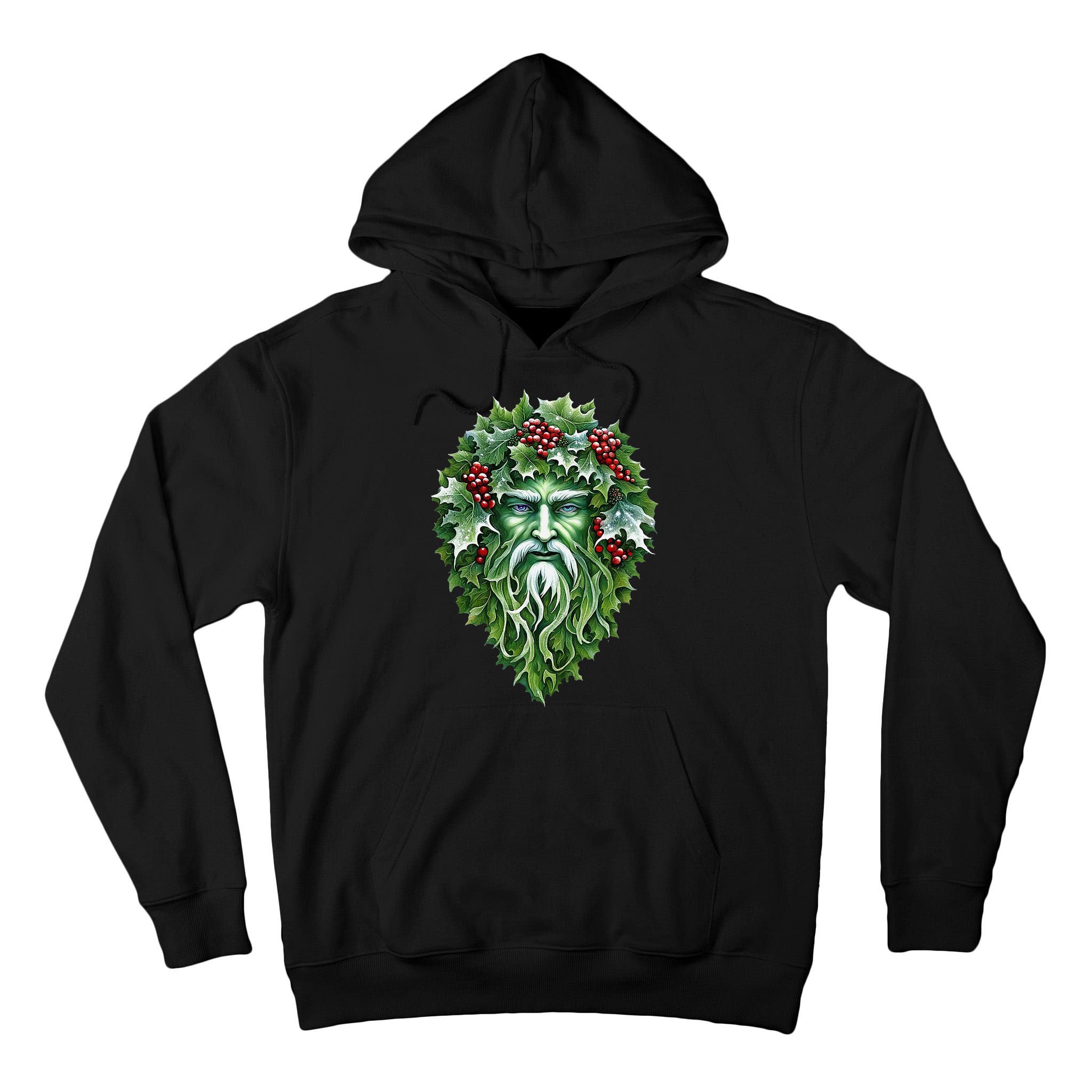 Yule Holly King Green Tall Hoodie