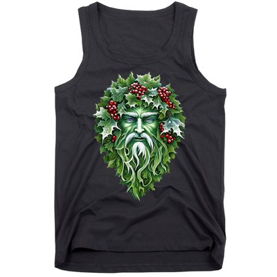 Yule Holly King Green Tank Top