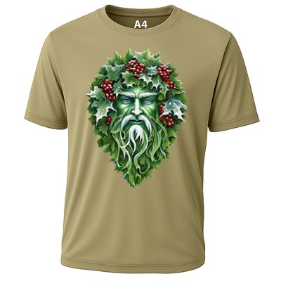 Yule Holly King Green Cooling Performance Crew T-Shirt