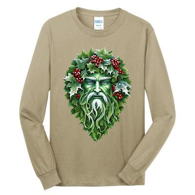 Yule Holly King Green Tall Long Sleeve T-Shirt