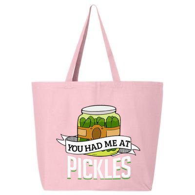 You Had Me At Pickles Funny Pickle Lover Food Quote 25L Jumbo Tote