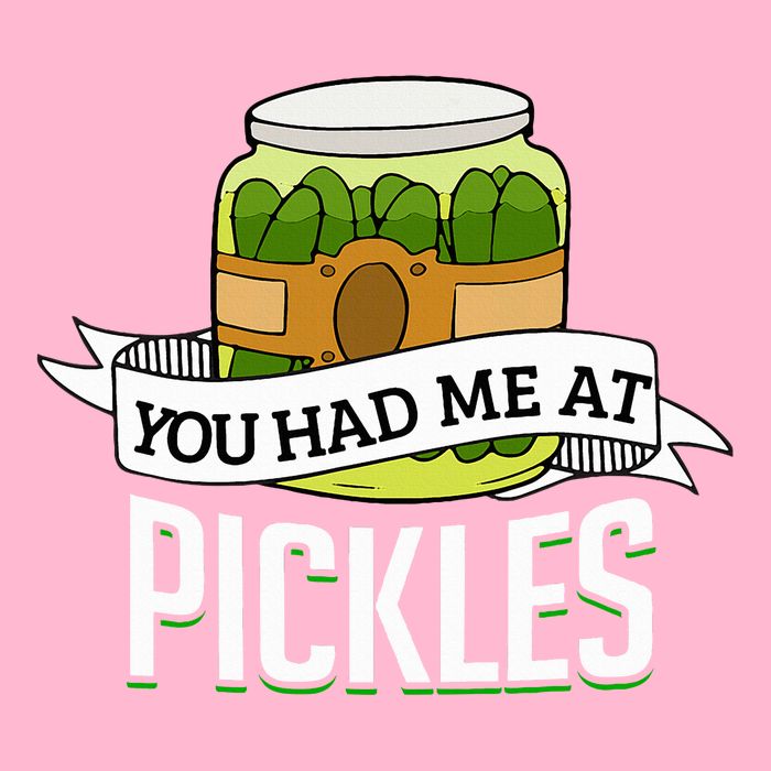 You Had Me At Pickles Funny Pickle Lover Food Quote Premium T-Shirt