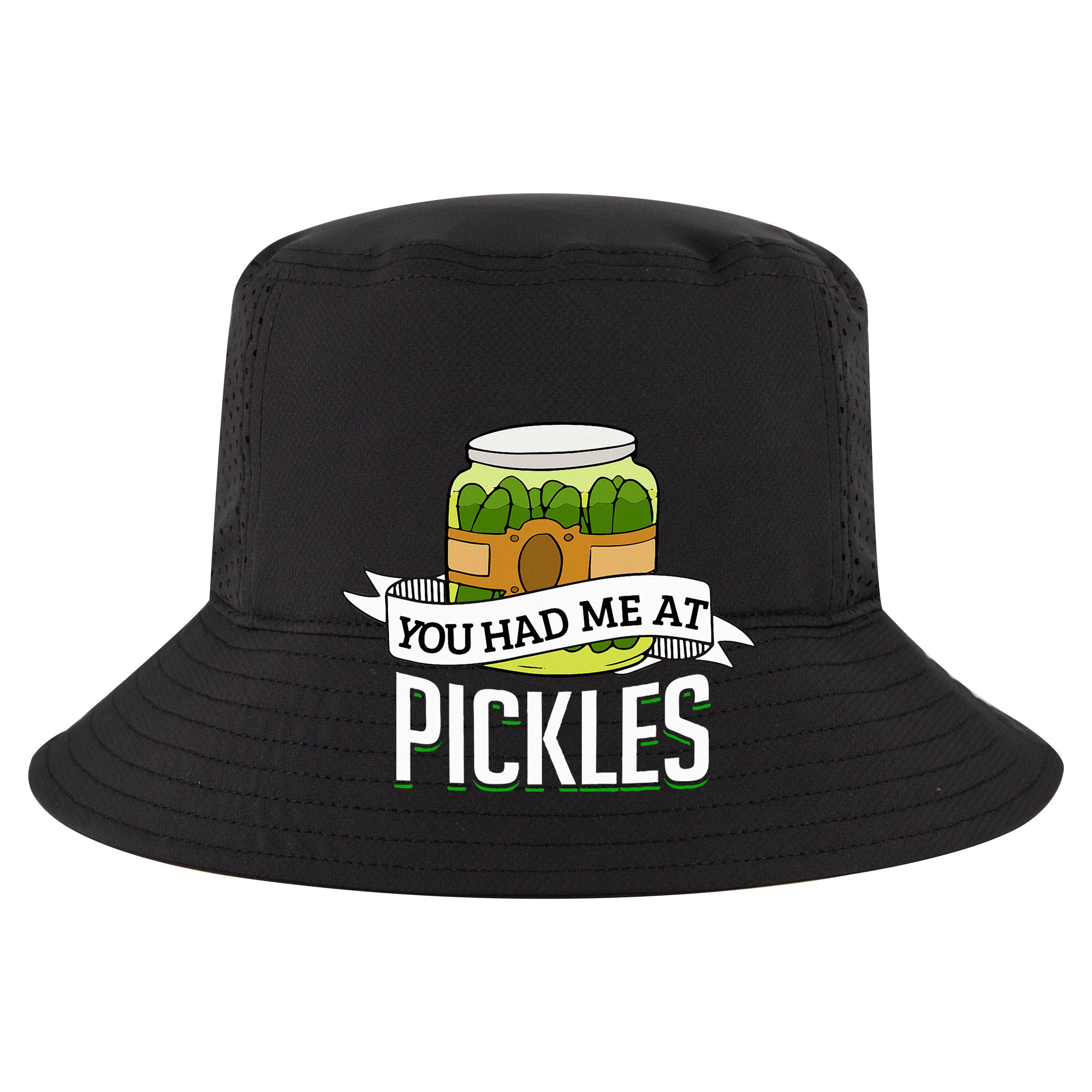 You Had Me At Pickles Funny Pickle Lover Food Quote Women's Crop Top Tee