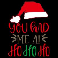 You Had Me At Ho Ho Ho Drawstring Bag