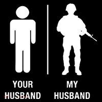 Your Husband My Husband Funny Soldier Military Cooling Performance Long Sleeve Crew