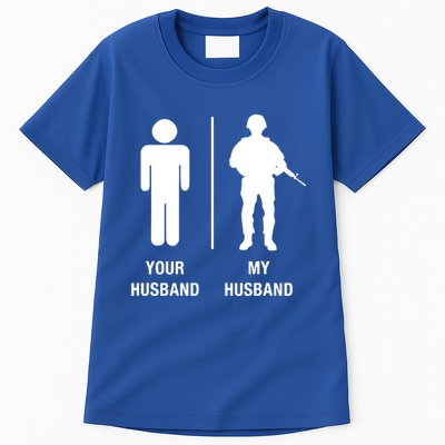 Your Husband My Husband Funny Soldier Military Tall T-Shirt