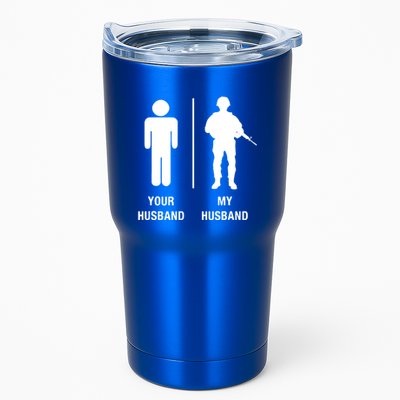 Your Husband My Husband Funny Soldier Military Tumbler