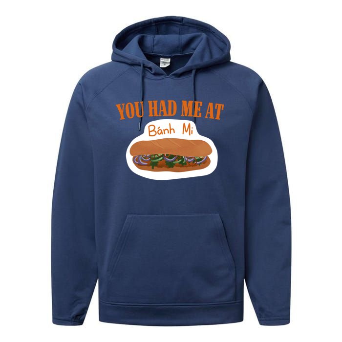 You Had Me At Banh Mi Performance Fleece Hoodie