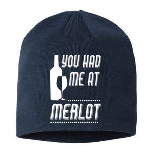 You Had Me At Merlot Sustainable Beanie