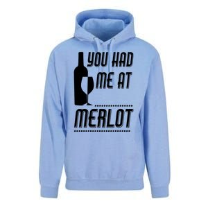 You Had Me At Merlot Unisex Surf Hoodie