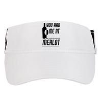 You Had Me At Merlot Adult Drive Performance Visor