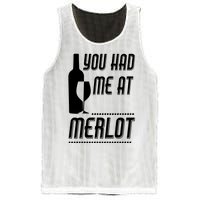 You Had Me At Merlot Mesh Reversible Basketball Jersey Tank