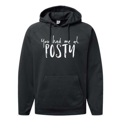 You Had Me At Posty Premium Performance Fleece Hoodie