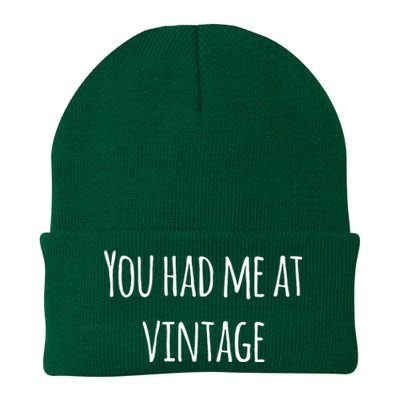 You Had Me At Vintage Knit Cap Winter Beanie