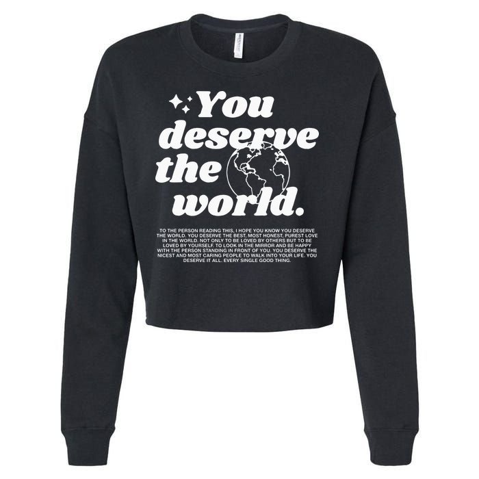 You Had Me At French Onion Dip Cropped Pullover Crew