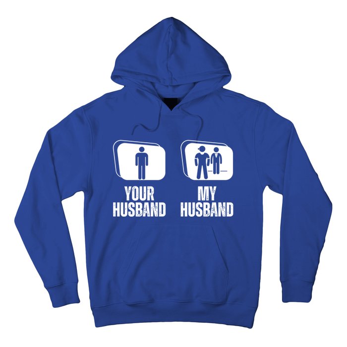 Your Husband My Husband Proud Wife Bodyguard Gift Hoodie