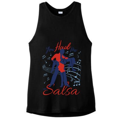 You Had Me At Salsa Ladies PosiCharge Tri-Blend Wicking Tank