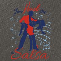 You Had Me At Salsa Cotton Canvas Backpack