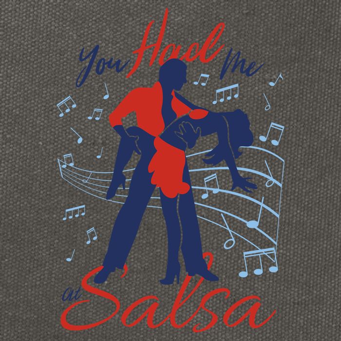 You Had Me At Salsa Cotton Canvas Backpack