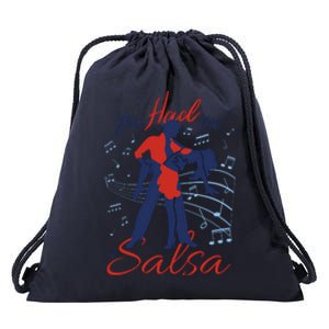 You Had Me At Salsa Drawstring Bag