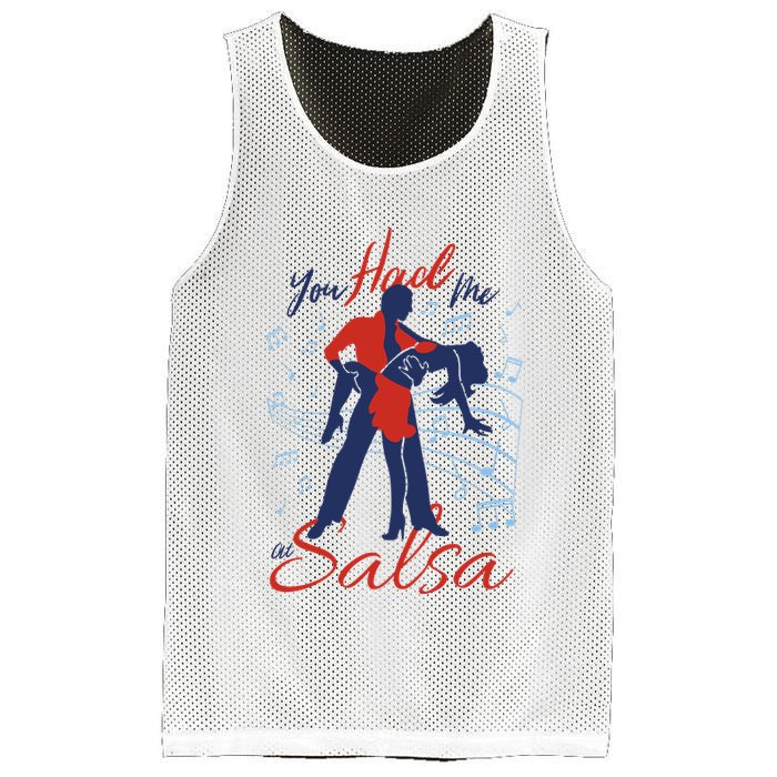 You Had Me At Salsa Mesh Reversible Basketball Jersey Tank