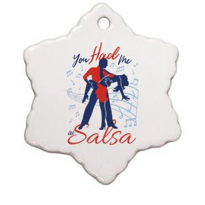 You Had Me At Salsa Ceramic Star Ornament