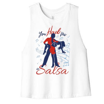 You Had Me At Salsa Women's Racerback Cropped Tank