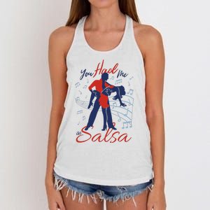 You Had Me At Salsa Women's Knotted Racerback Tank