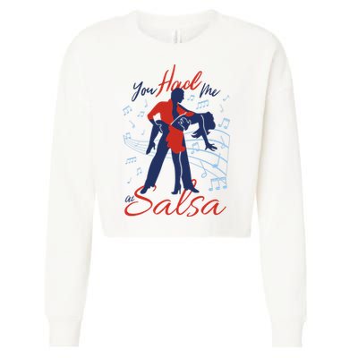 You Had Me At Salsa Cropped Pullover Crew