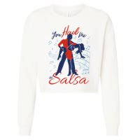 You Had Me At Salsa Cropped Pullover Crew