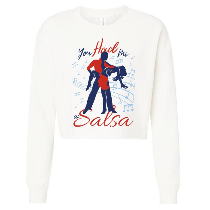 You Had Me At Salsa Cropped Pullover Crew