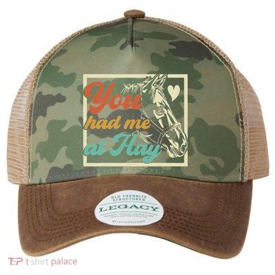 You Had Me At Hay Horse Pony Equestrian Horseback Riding Legacy Tie Dye Trucker Hat