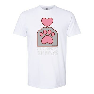 You Had Me At Toe Beans Funny Cute Kawaii Cat Softstyle® CVC T-Shirt