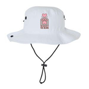 You Had Me At Toe Beans Funny Cute Kawaii Cat Legacy Cool Fit Booney Bucket Hat