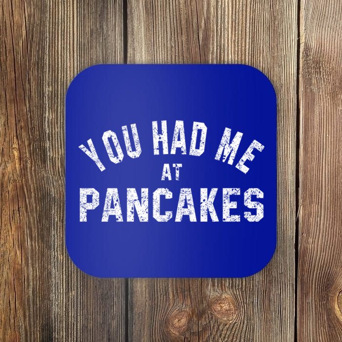 You Had Me At Pancakes Funny Baker Vintage Cupcakes Baking Gift Coaster