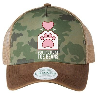 You Had Me At Toe Beans White Cat Paw Legacy Tie Dye Trucker Hat