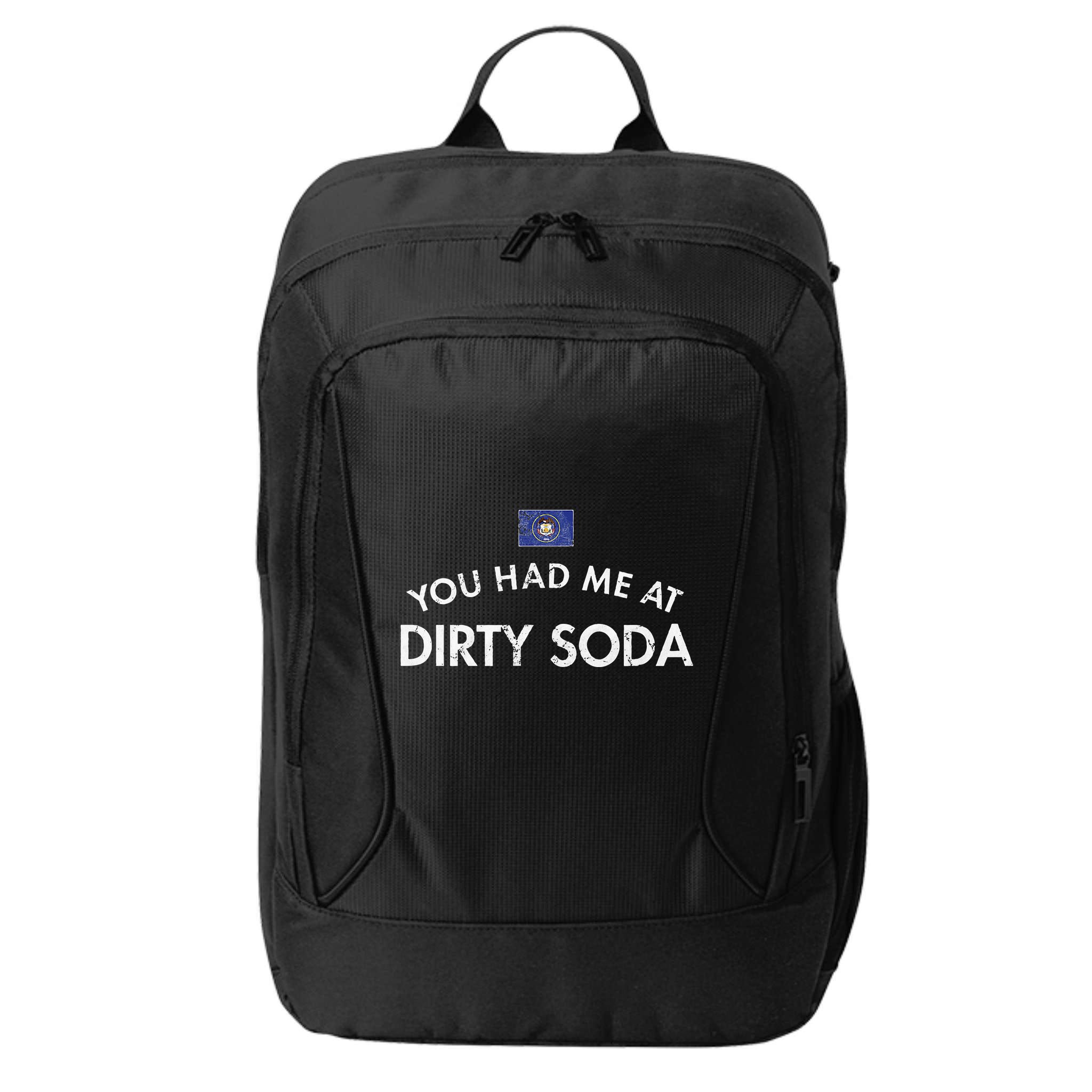 You Had Me At Dirty Soda Distressed City Backpack