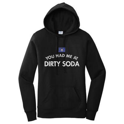 You Had Me At Dirty Soda Distressed Women's Pullover Hoodie