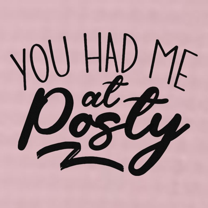 You Had Me At Posty 25L Jumbo Tote