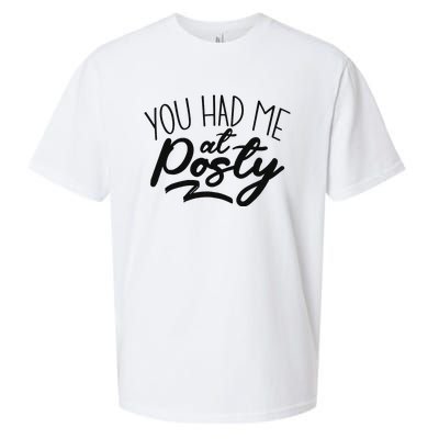 You Had Me At Posty Sueded Cloud Jersey T-Shirt