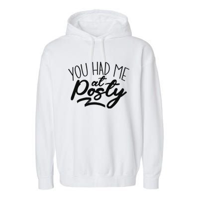 You Had Me At Posty Garment-Dyed Fleece Hoodie