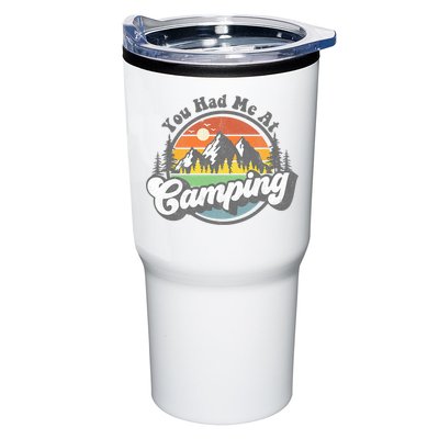 You Had Me At Camping Funny Camper RV Hiking Mountains Gift Tumbler