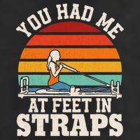 You Had Me At Feet In Straps Funny Pilates Adult Drive Performance Visor